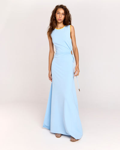 ROMY THE BRAND LOULOU DRESS BLUE