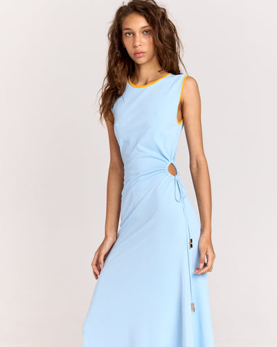 ROMY THE BRAND LOULOU DRESS BLUE