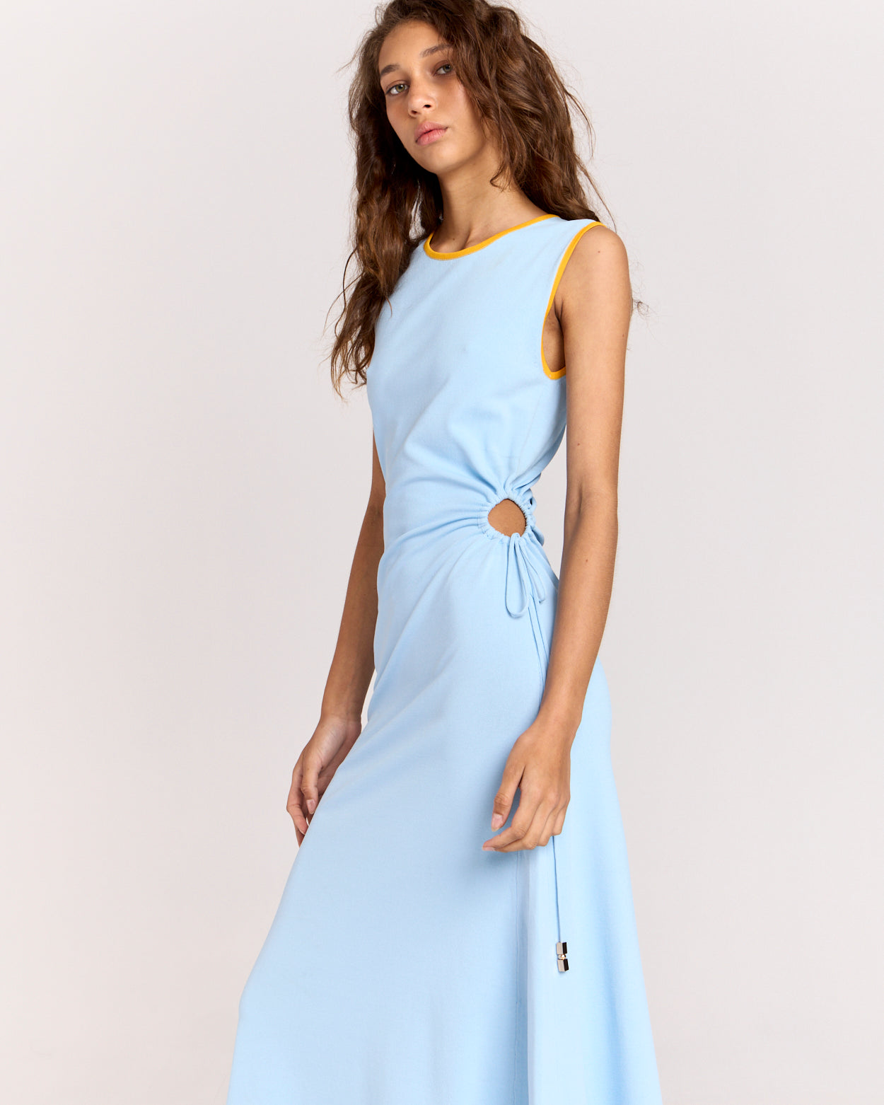 ROMY THE BRAND LOULOU DRESS BLUE