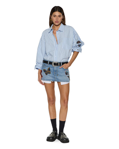 KSUBI MICRO MINI SKIRT HORIZON PATCH