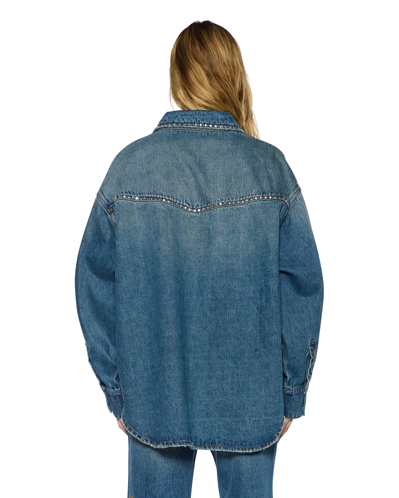 KSUBI OVERSIZED LONG SLEEVE SHIRT TEXAS BLUE