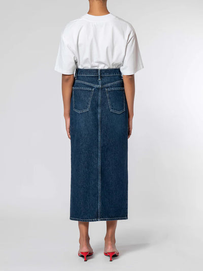 Nobody Denim Avery Skirt Deep Blue 