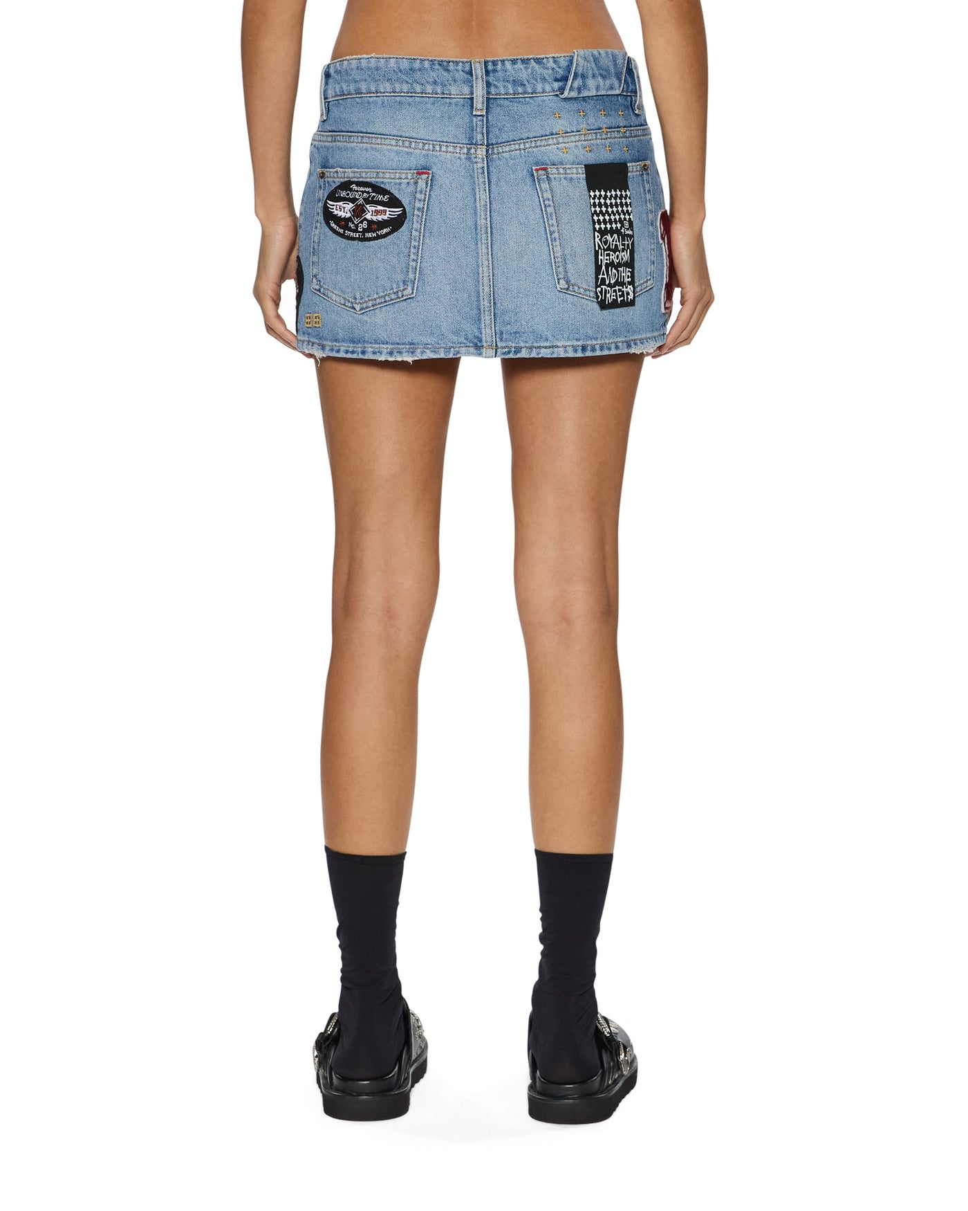 KSUBI MICRO MINI SKIRT HORIZON PATCH