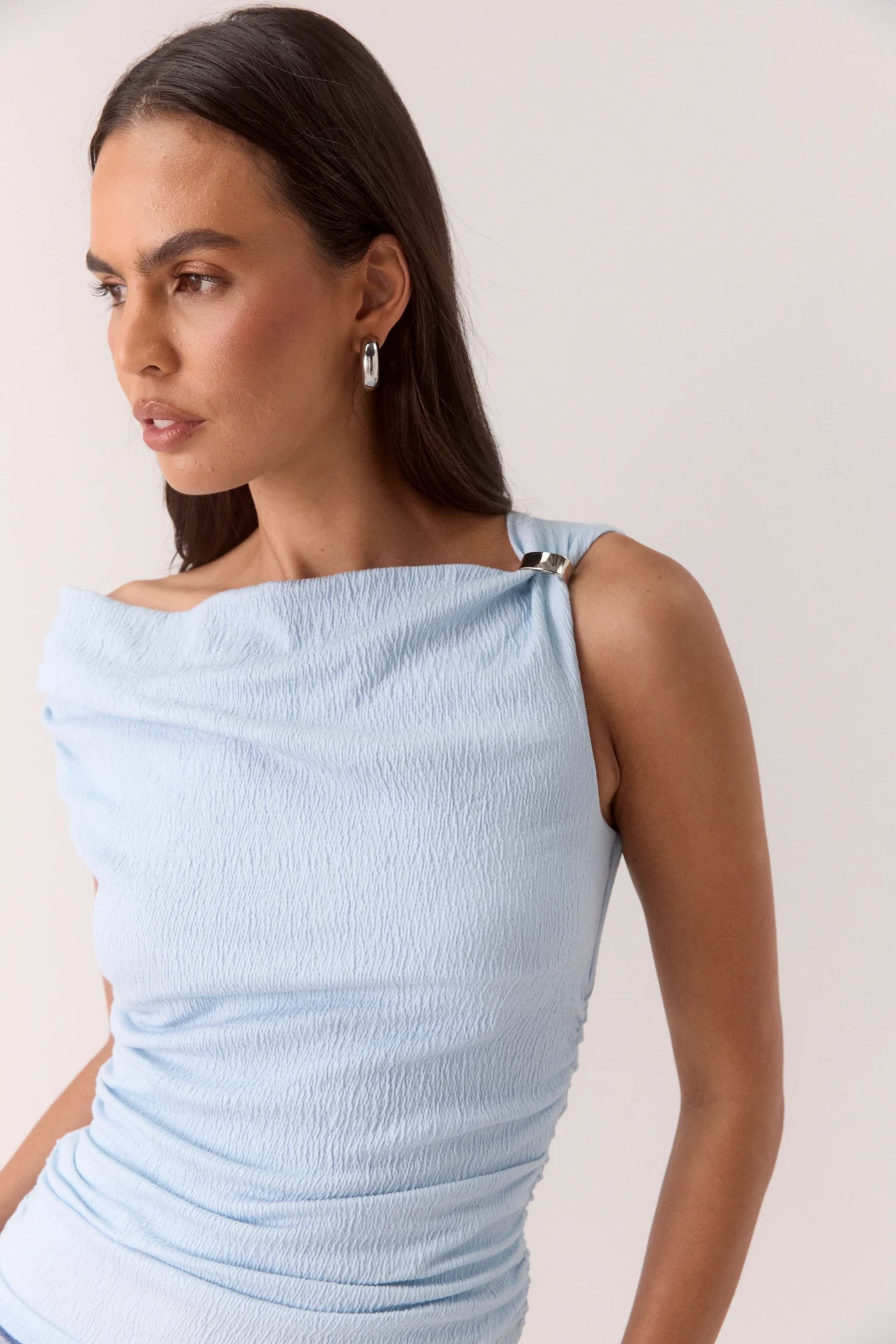 SOVERE STUDIO TALIA TOP VISTA BLUE
