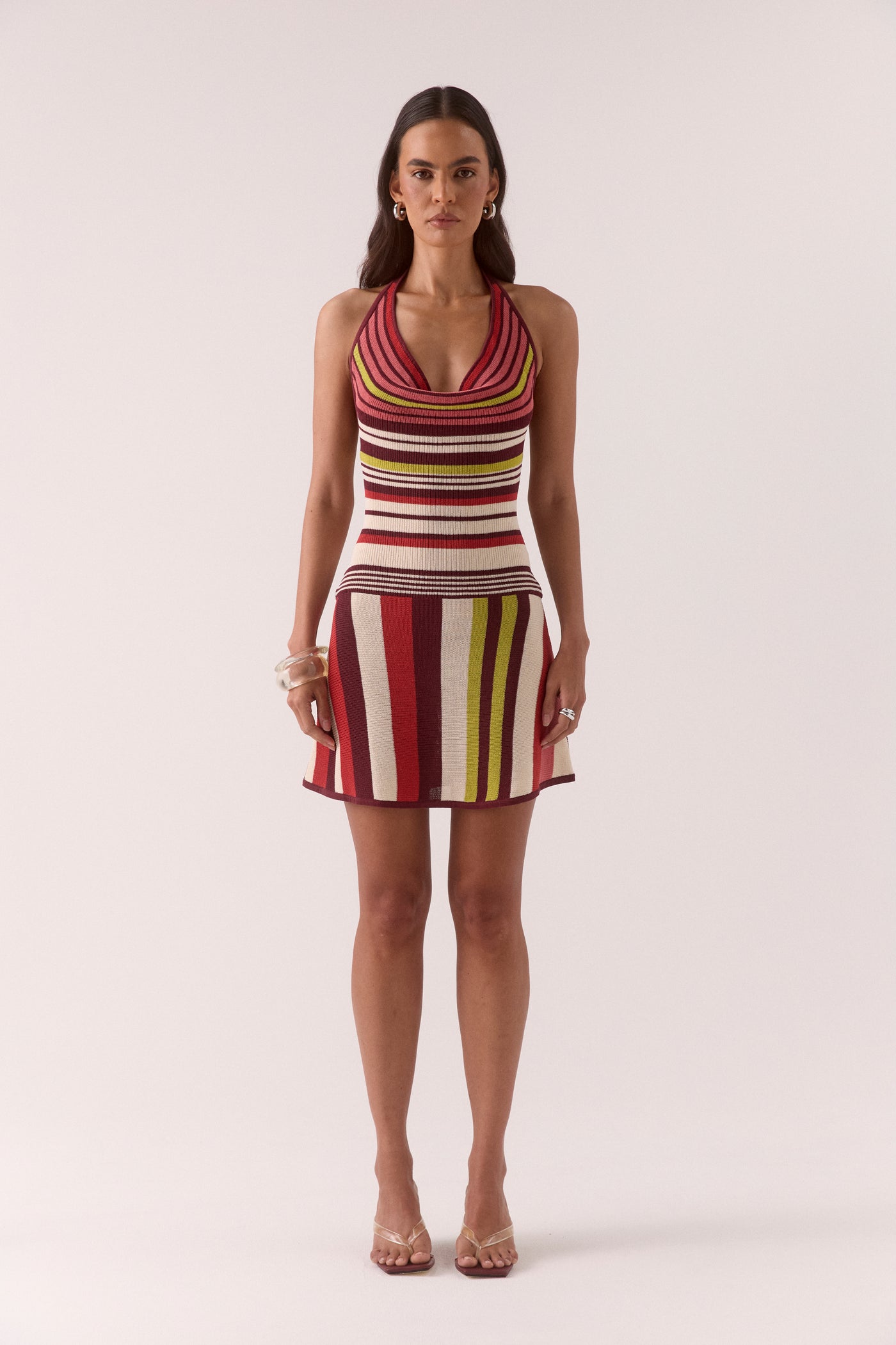 SOVERE STUDIO PANDORA KNIT MINI DRESS