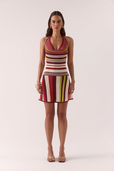 SOVERE STUDIO PANDORA KNIT MINI DRESS