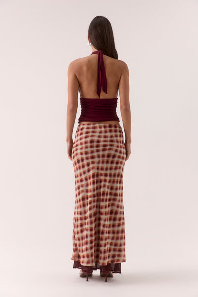 SOVERE STUDIO ALORA TOP PLUM