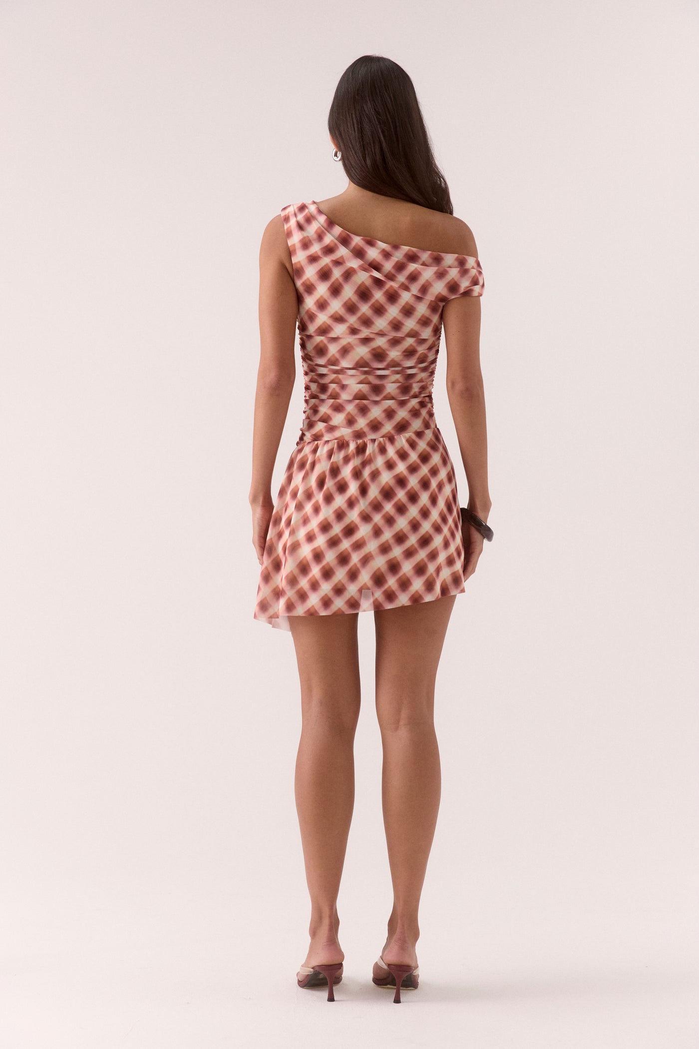 SOVERE STUDIO EUPHORIA MINI DRESS CHECK