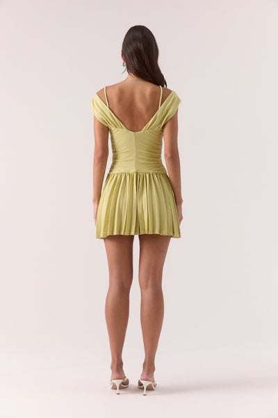 SOVERE STUDIO DIONE MINI DRESS APPLE