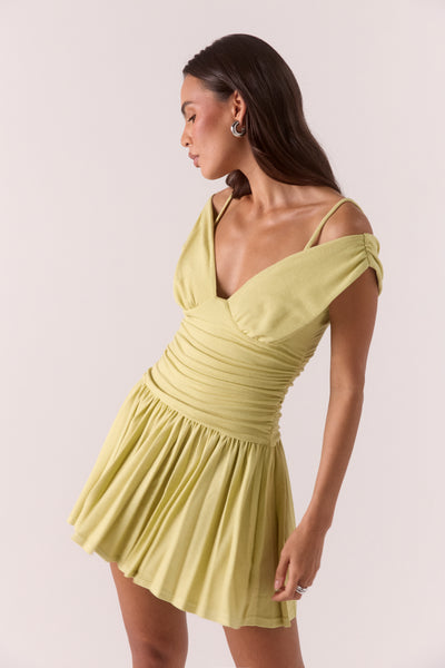 SOVERE STUDIO DIONE MINI DRESS APPLE