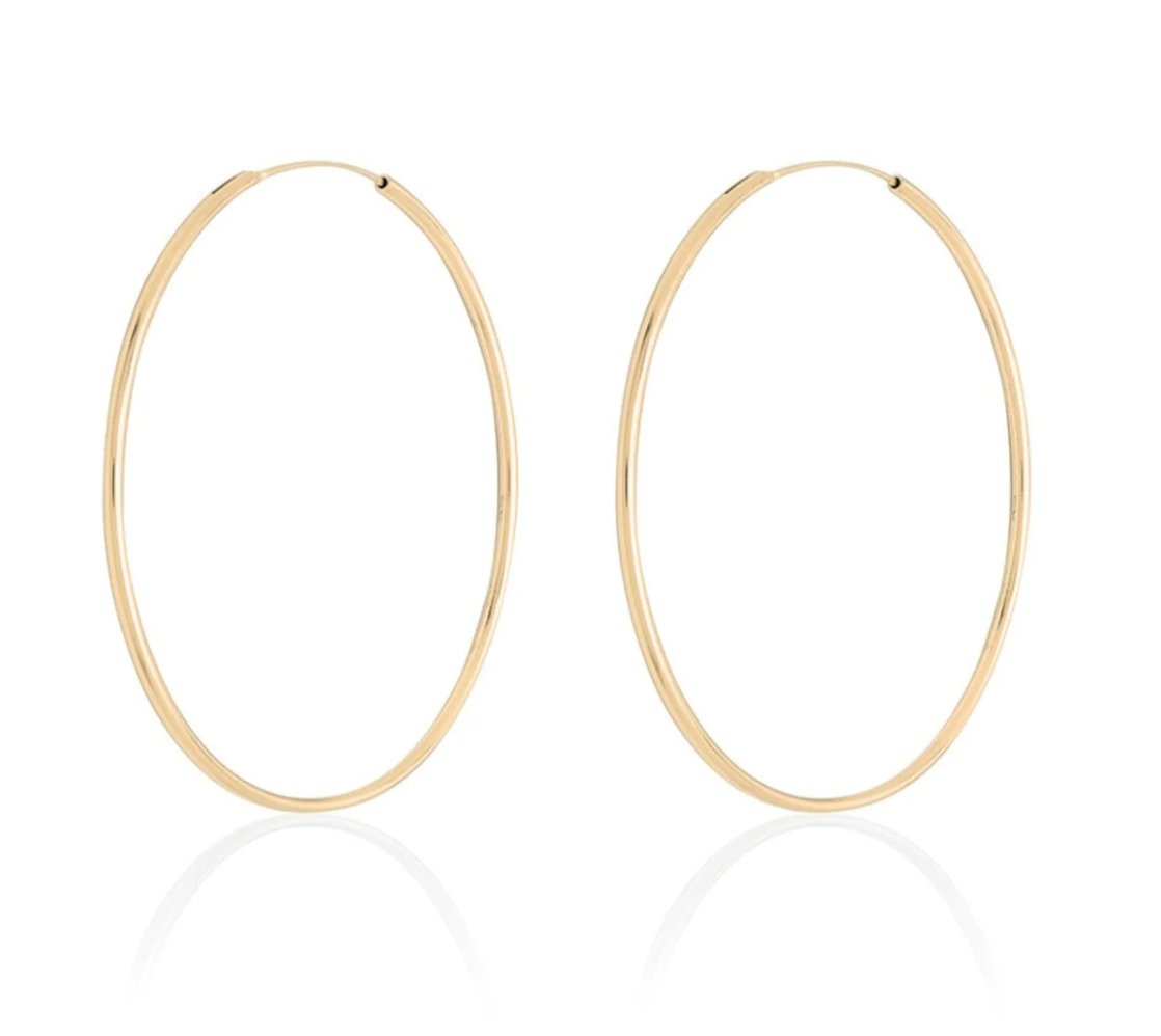 NOAH THE LABEL STARGIRL HOOPS GOLD