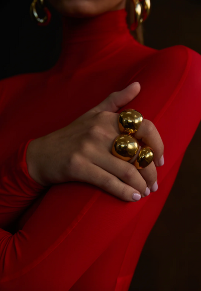 NOAH THE LABEL CHUNKY RING GOLD