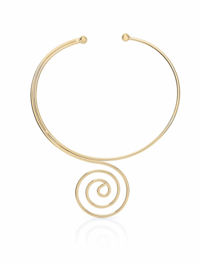 SPIRAL NECKLACE GOLD