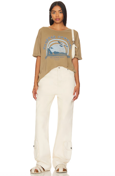 THE LAUNDRY ROOM COASTAL COWGIRL OVERSIZED GRAPHIC TEE | BABY LEMONADE STORE
