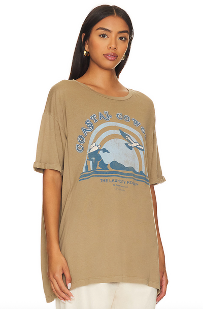 THE LAUNDRY ROOM COASTAL COWGIRL OVERSIZED GRAPHIC TEE | BABY LEMONADE STORE