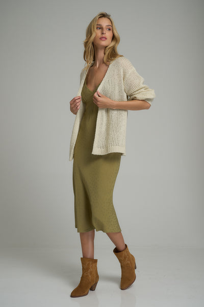 I LOVE LILYA | SEA KNIT CARDIGAN  IVORY| BABY LEMONADE STORE