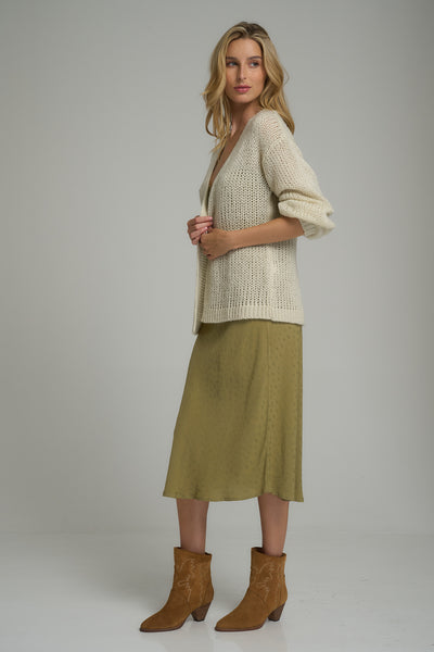 I LOVE LILYA | SEA KNIT CARDIGAN  IVORY| BABY LEMONADE STORE