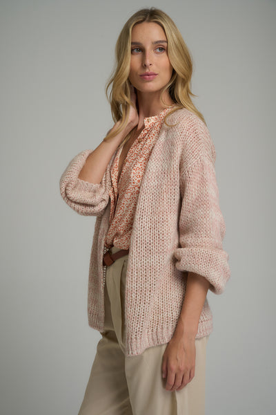 I LOVE LILYA | SEA KNIT CARDIGAN  PINK| BABY LEMONADE STORE