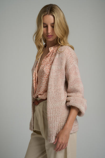 I LOVE LILYA | SEA KNIT CARDIGAN  PINK| BABY LEMONADE STORE