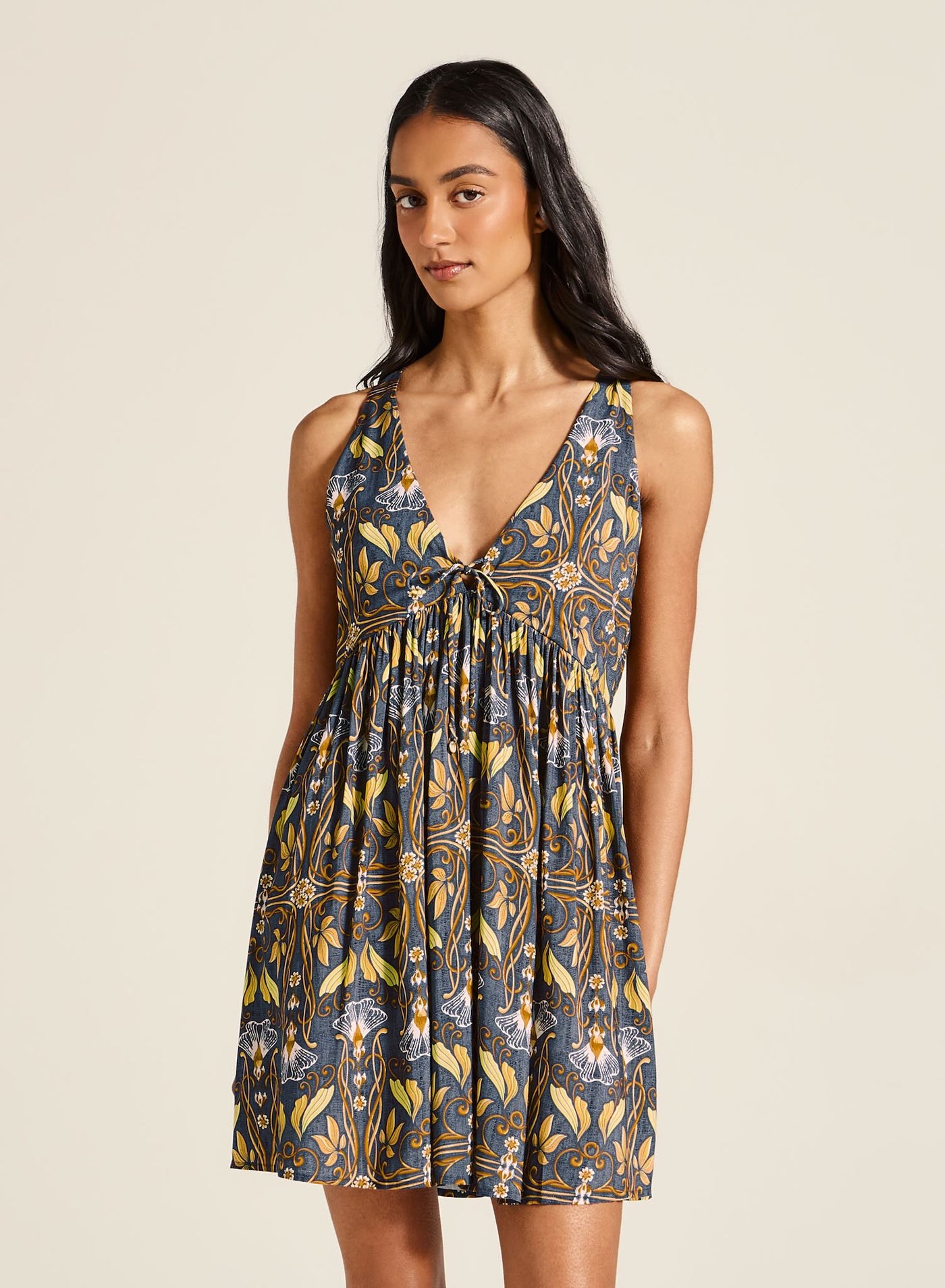 TIGERLILY PEPPER MINI DRESS MARIN BLACK