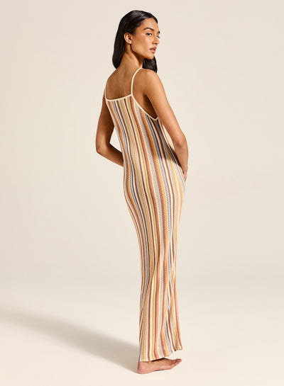 TIGERLILY BERRY MAXI DRESS  YELLOW AMETHYST