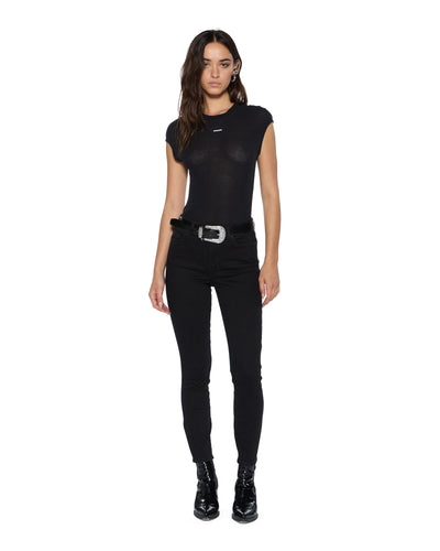 KSUBI STAPLE TEE SHEER BLACK
