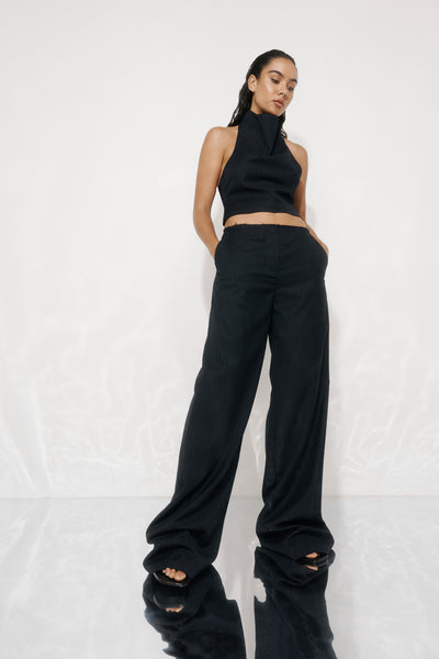 ONE OF OTHERS MARGOT PANT NAVY PINSTRIPE