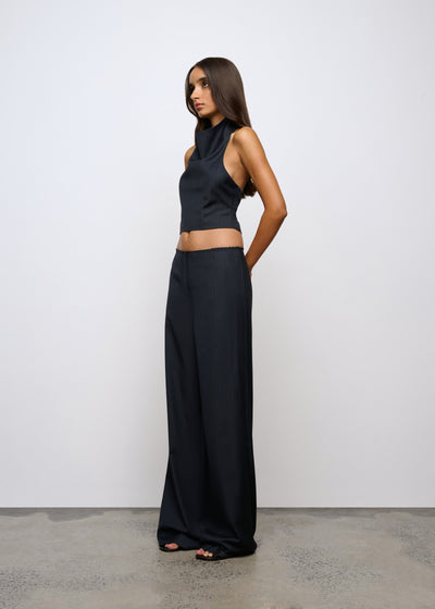 ONE OF OTHERS MARGOT PANT NAVY PINSTRIPE
