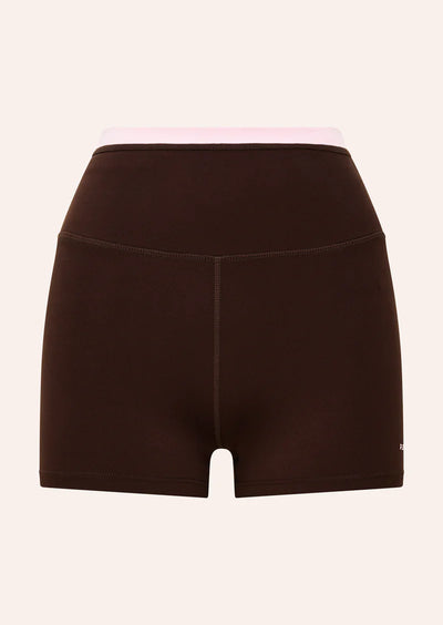 PE NATION VITA 2.5" BIKE SHORT ESPRESSO| BABY LEMONADE STORE