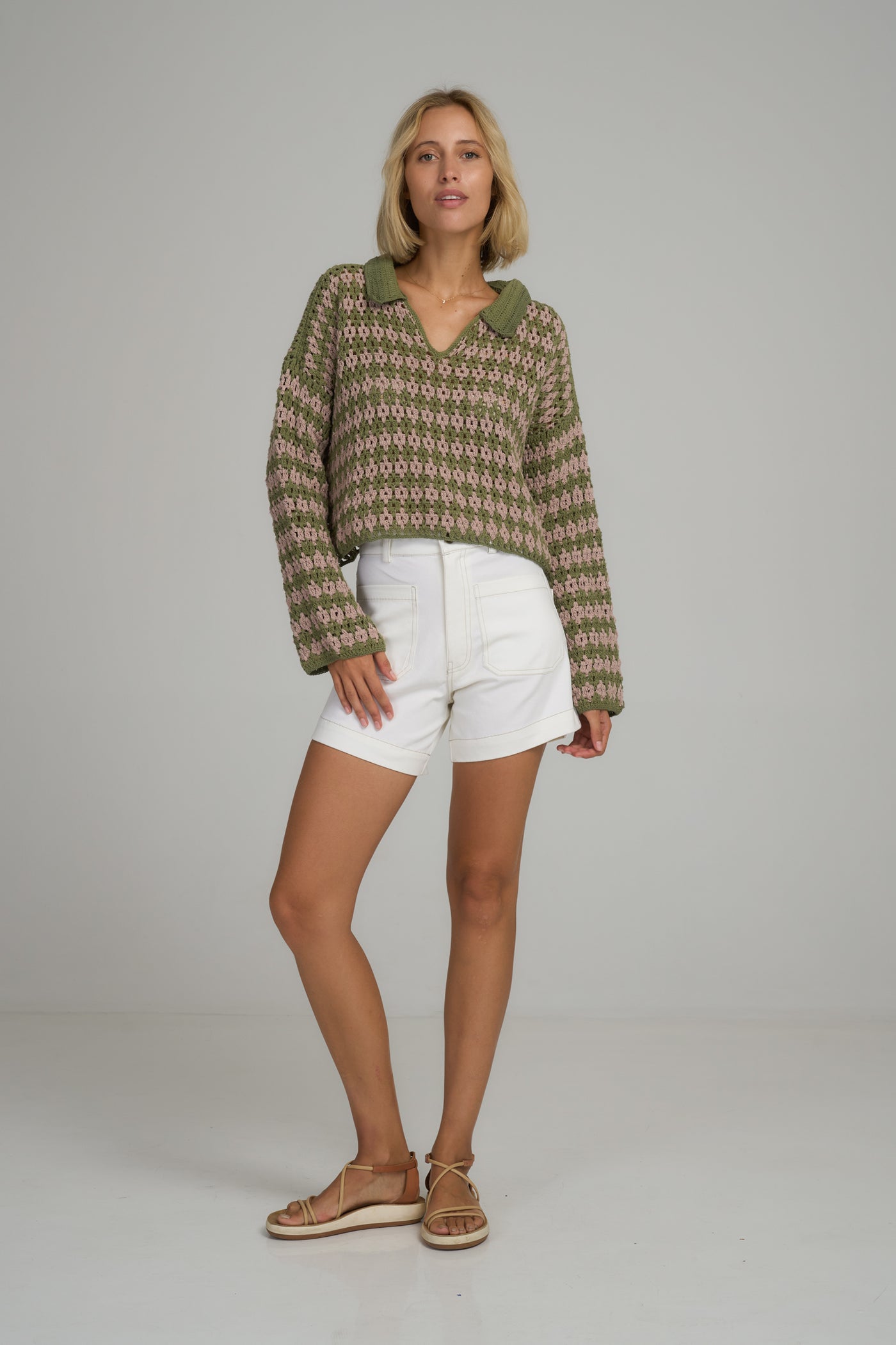 LILYA CIARA DENIM SHORTS VANILLA 