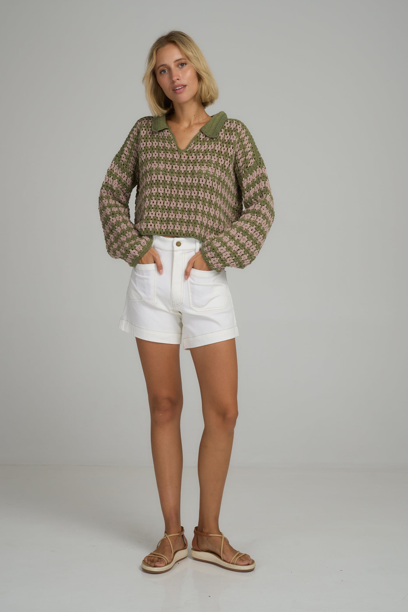 LILYA CIARA DENIM SHORTS VANILLA 