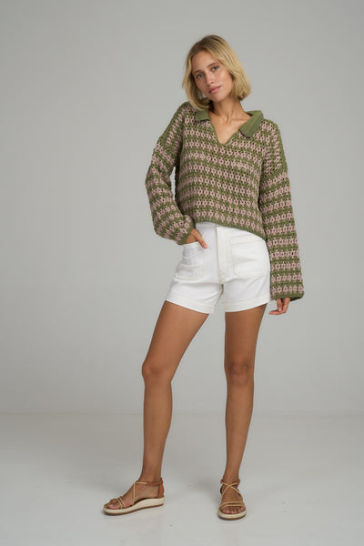 LILYA CIARA DENIM SHORTS VANILLA 