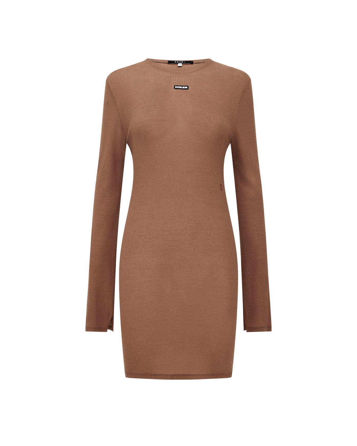 KSUBI CRAWFORD LS MINI DRESS CHOCOLATE BROWN