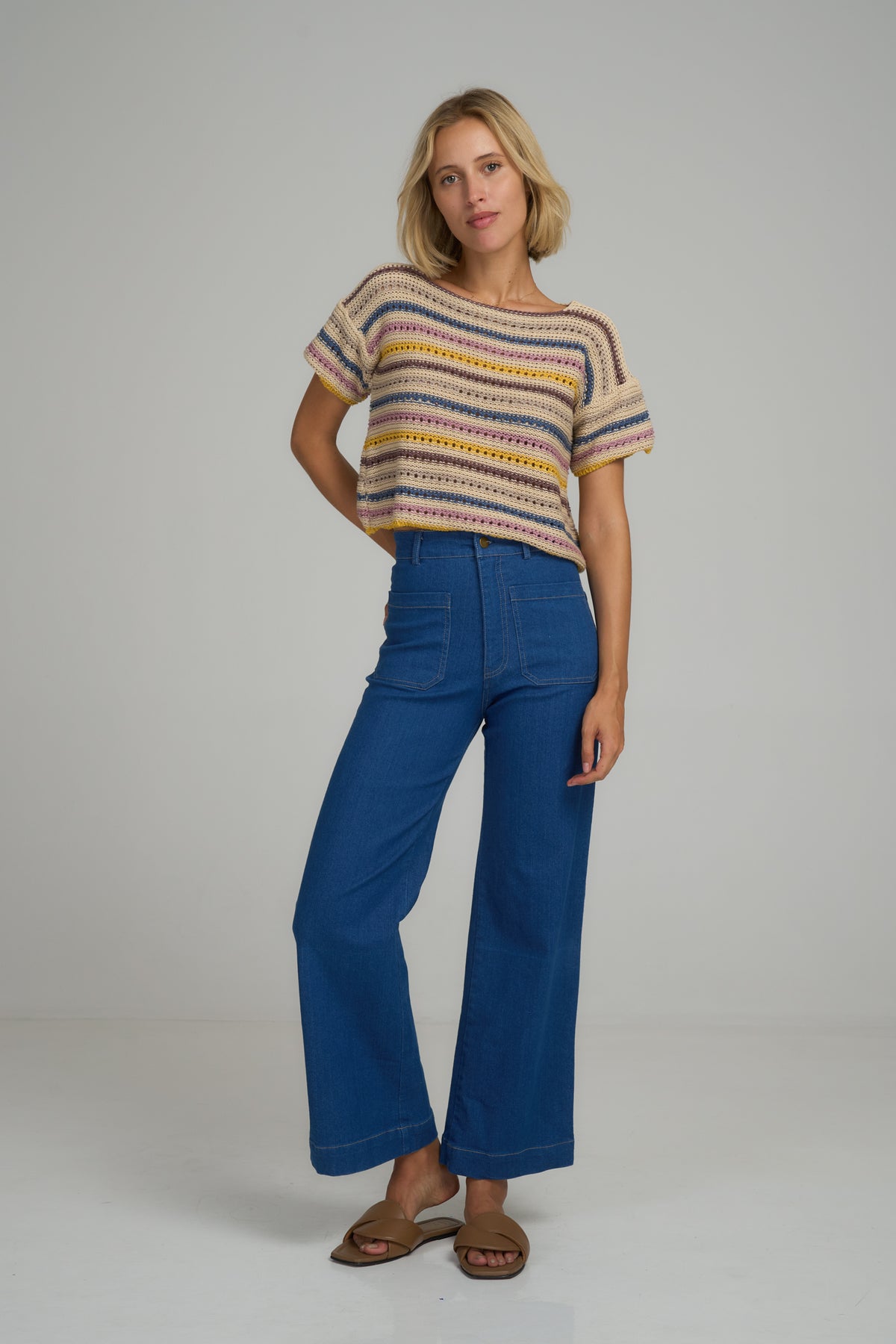 LILYA MOLLY DENIM JEANS STELLAR BLUE BABY LEMONADE STORE Baby