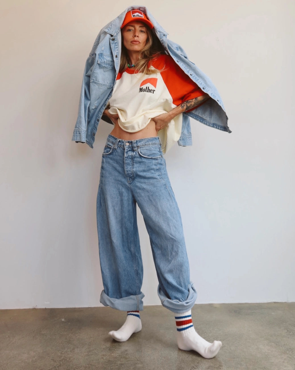 HAPPY LITTLE MOTHER | WORLD CHAMPION MOTHER OVERSIZED RAGLAN TEE