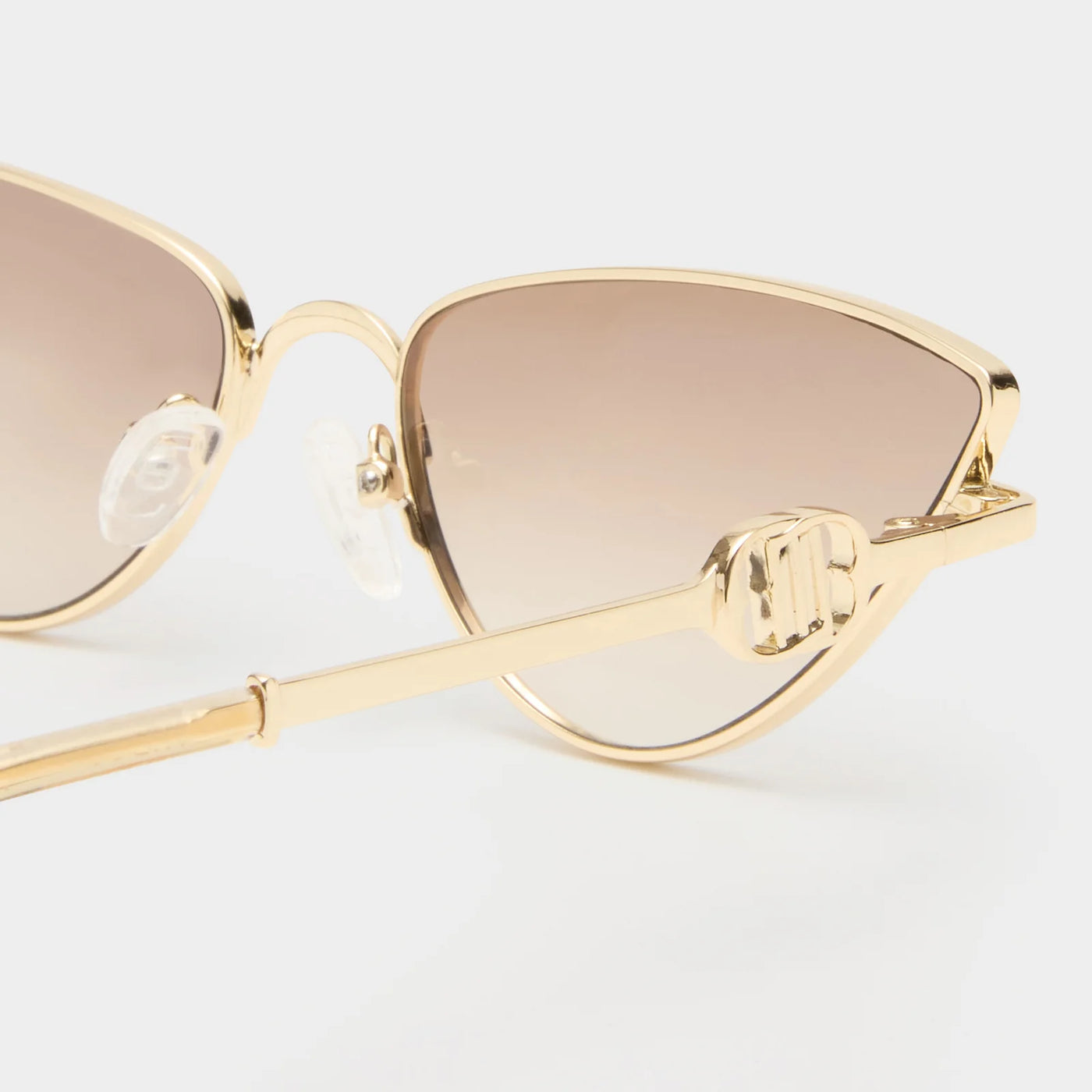 LE SPECS THE SOIREE GOLD TAN GRADIENT FLASH MIRROR