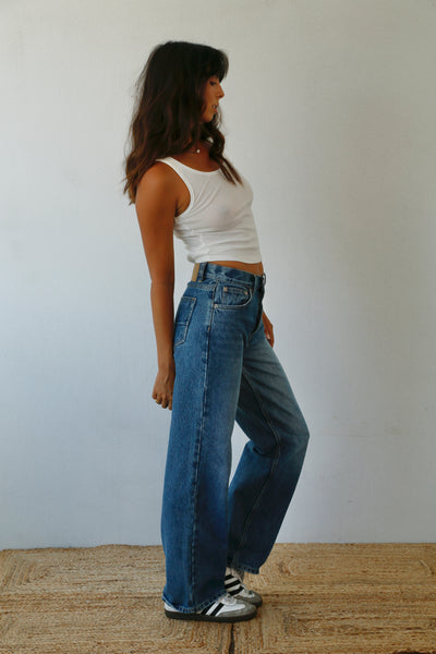 THE LAUNDRY ROOM ESSENTIALS RIB TANK WHITE | BABY LEMONADE STORE