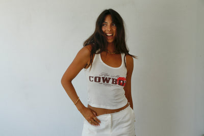 THE LAUNDRY ROOM KISS ME COWBOY TANK | BABY LEMONADE STORE
