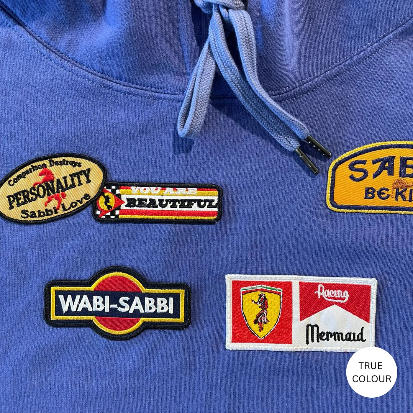 SABBI BEYOUTIFUL HOTEL HOODIE BLUE