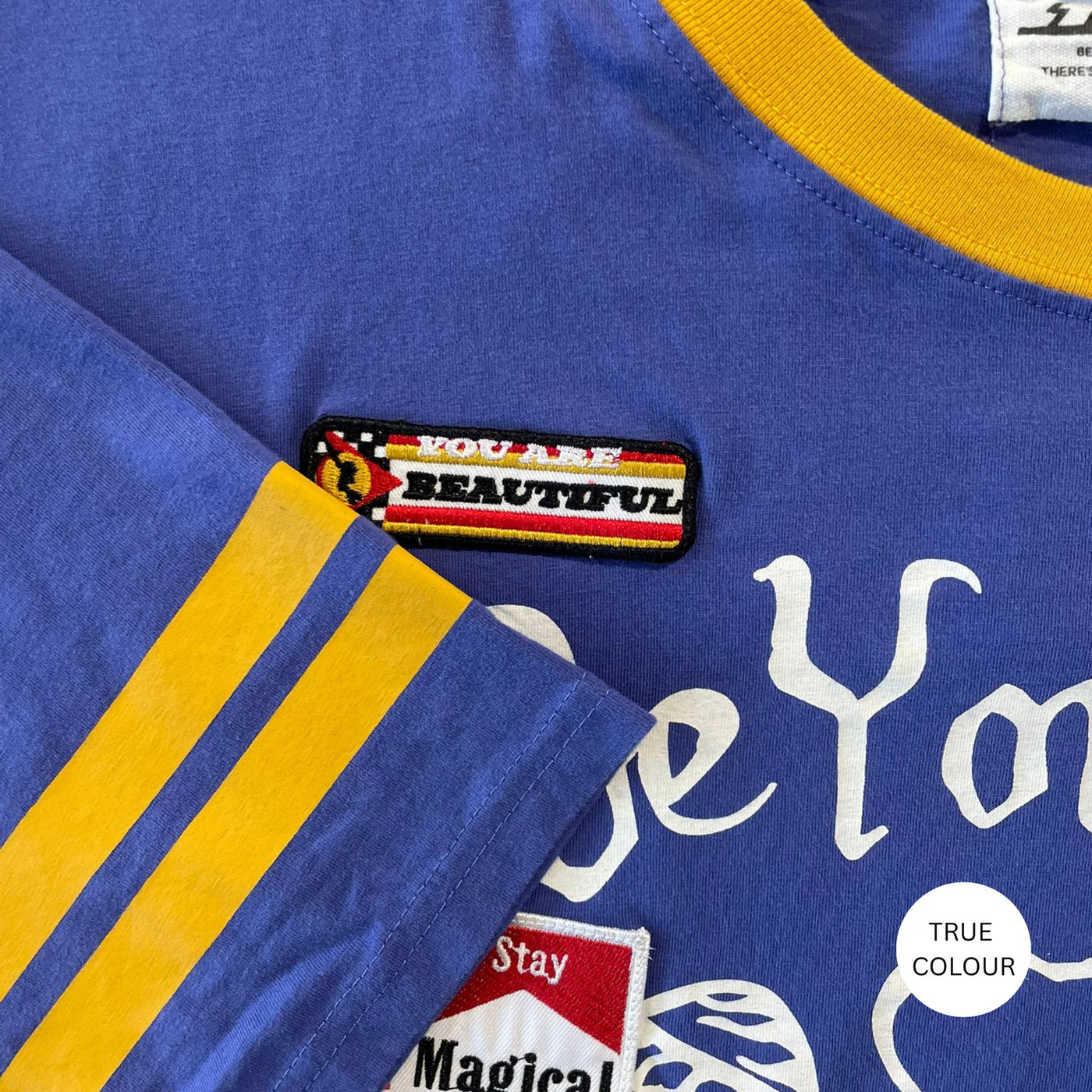 SABBI THE VERY OVERSIZED BEYOUTIFUL HOTEL TEE BLUE