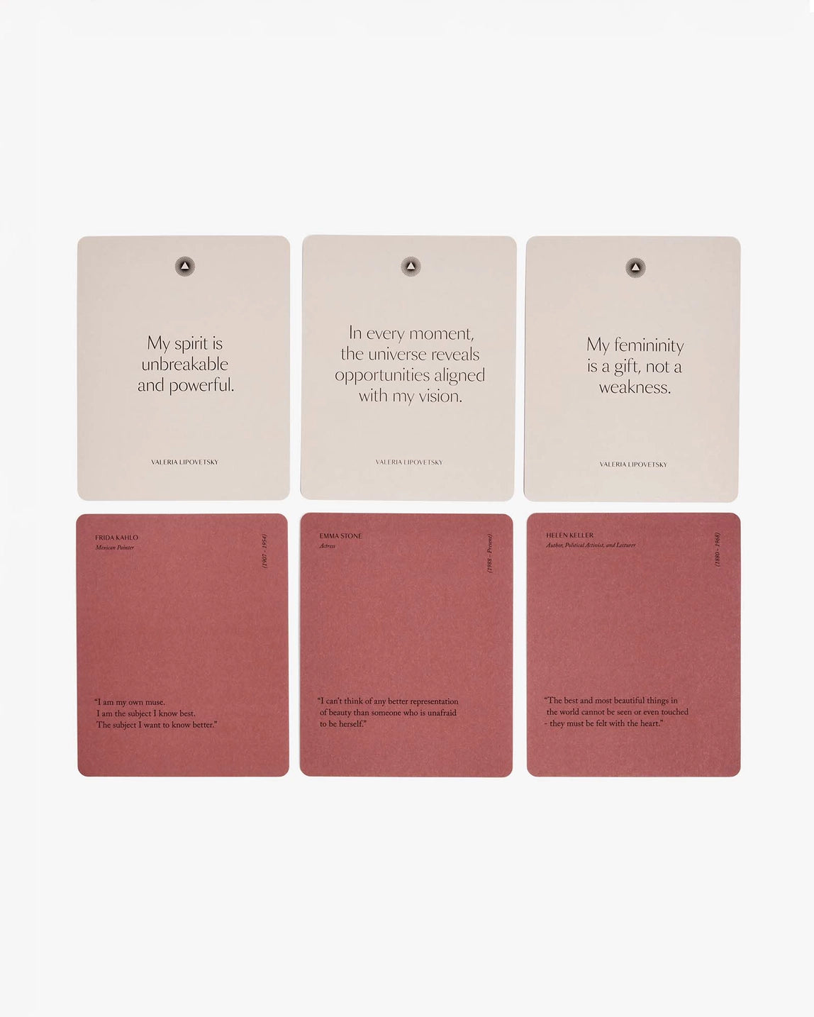 INTELLIGENT CHANGE MINDFUL AFFIRMATIONS BY VALERIA LIPOVESTSKY CARD DECK