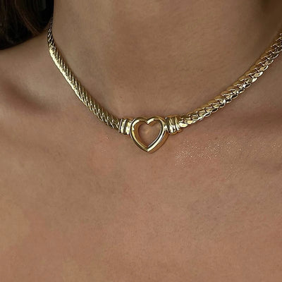 ZAYA COLLECTIVE INCANTARE HEART GOLD NECKLACE