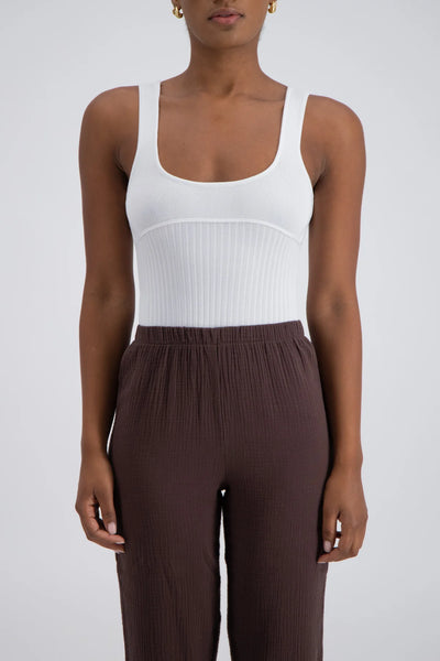 JASMINE ALEXA  MINORI BODYSUIT WHITE