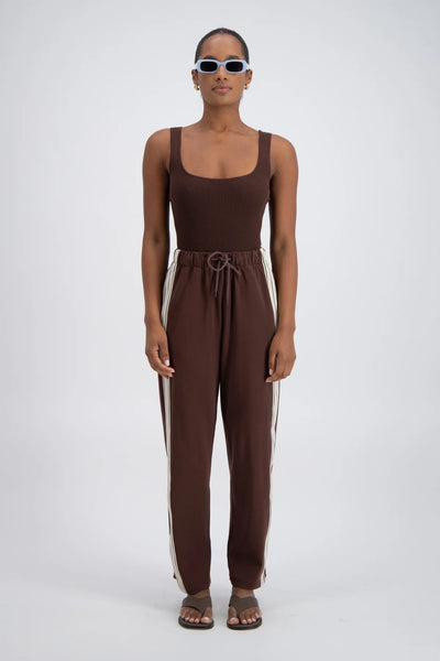 JASMINE ALEXA | PANAREA TRACK PANT CHOCOLATE | BABY LEMONADE STORE