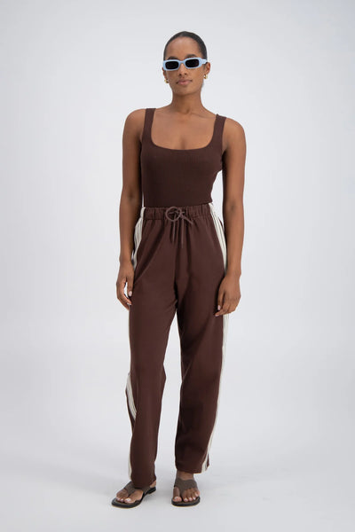JASMINE ALEXA | PANAREA TRACK PANT CHOCOLATE | BABY LEMONADE STORE