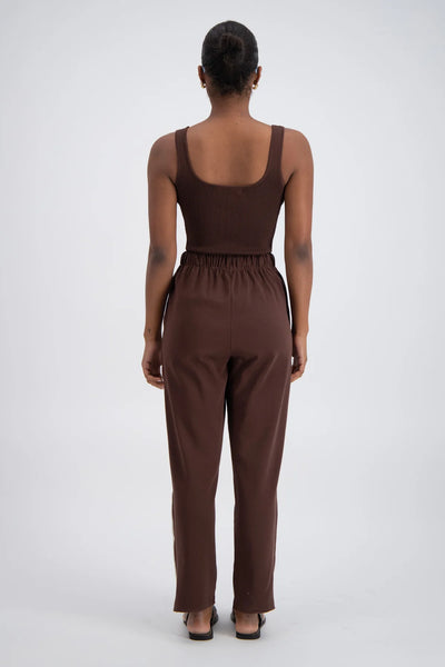 JASMINE ALEXA | PANAREA TRACK PANT CHOCOLATE | BABY LEMONADE STORE
