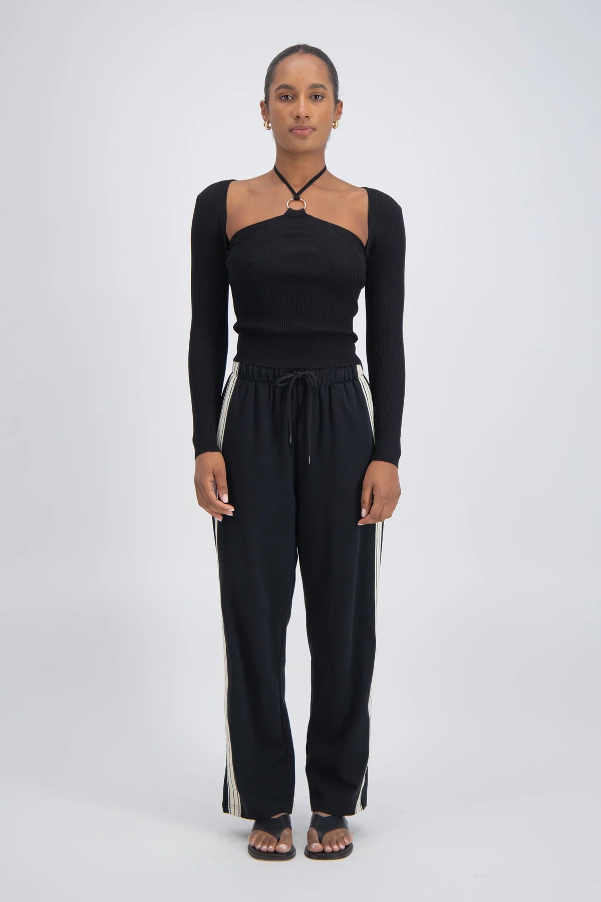 Jasmine Alexa Panarea track pant black