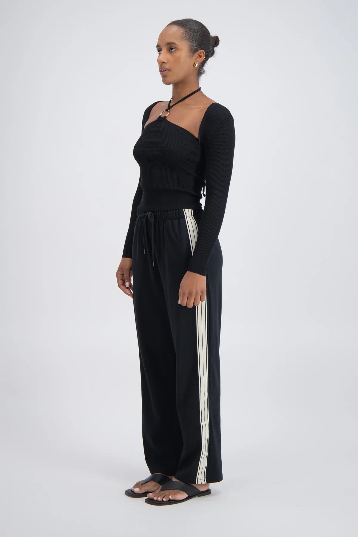 Jasmine Alexa Panarea track pant black