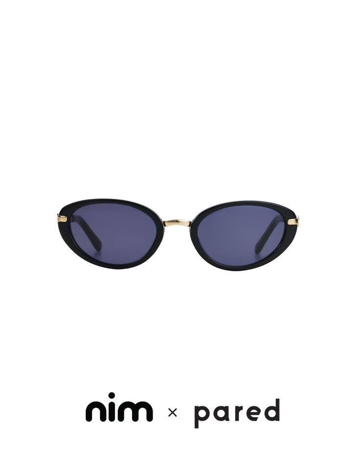Nim x Pared Style 01 - Black/Gold - Pared Eyewear