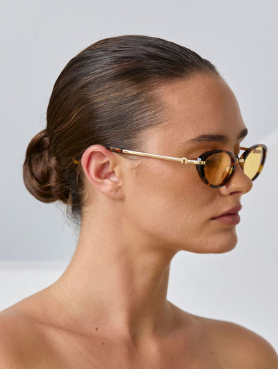 Nim x Pared Style 01 - Tortoise/Yellow - Pared Eyewear
